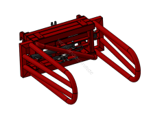 Quaderballengreifer  bis 230cm